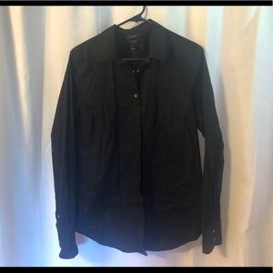 J. Crew black work shirt